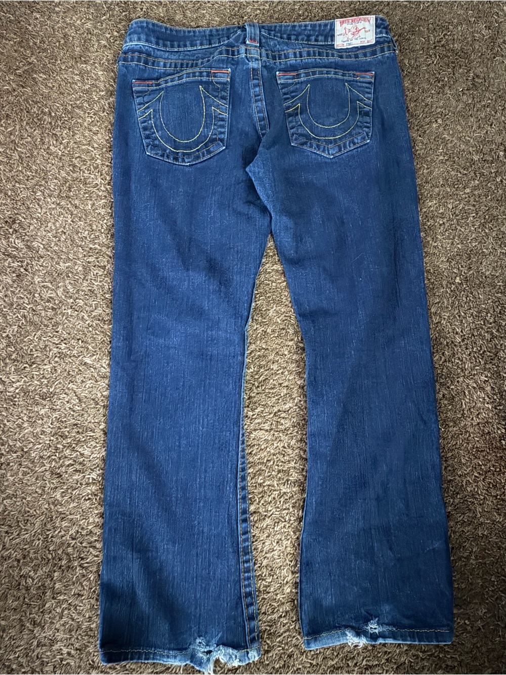 Vintage True Religion Bobby Jeans Made in USA Distressed Y2K - Size 32
